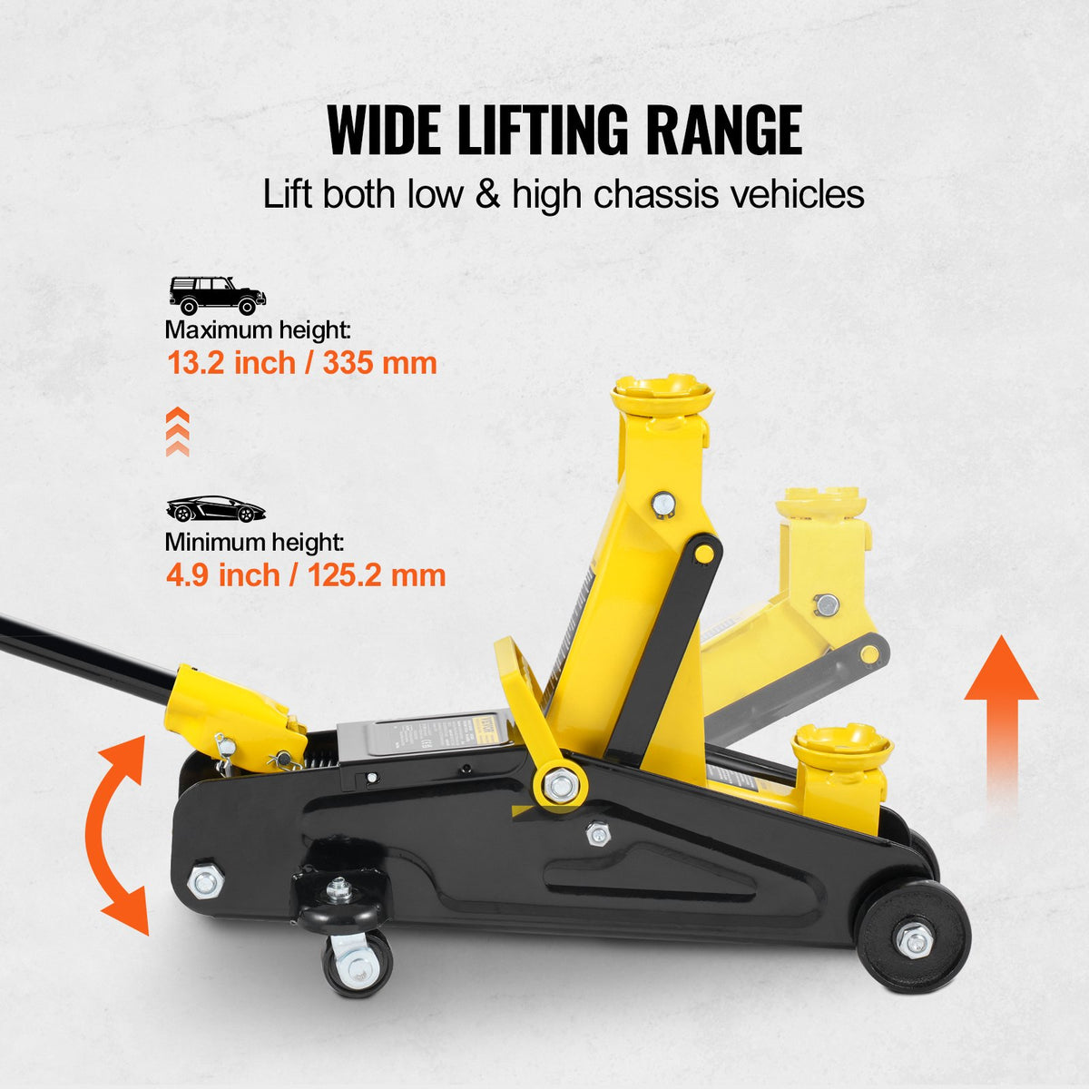 VEVOR Floor Jacks - Select Your Configuration - WSQJDTZ2TDGBZ7IM2V0 - view 3