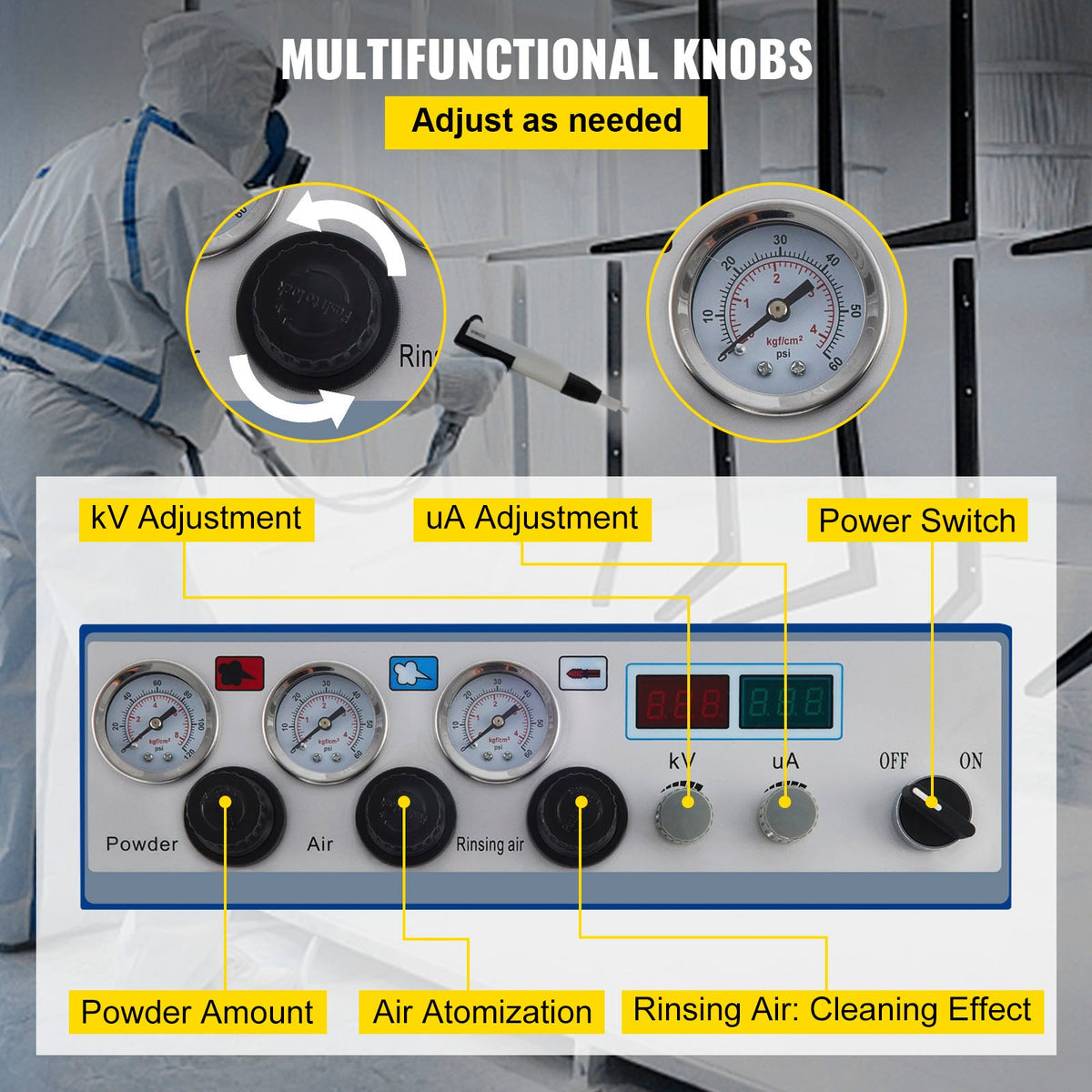 VEVOR Powder Coat Machine - Select Your Configuration - WX-958PTJ00000001V1 - view 3