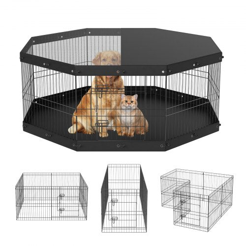 VEVOR Patio Exercise Pet Playpen - Select Your Configuration - WXZZYDCWWLHSFIECJV0 - view 1