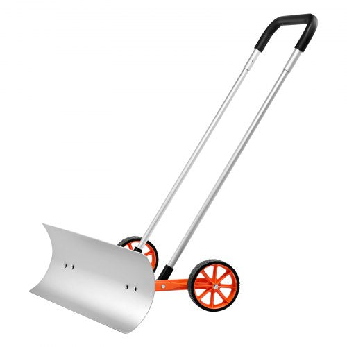 VEVOR Snow Shovel with Wheels, 30 inch Snow Shovel for Driveway, Metal Snow Shovel Pusher for Snow Removal, Heavy Duty Shovel Pusher with Wide Blade and U-shaped Aluminum Alloy - XCGTC30INCH18FGIMV0 - view 1