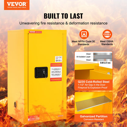 VEVOR Flammable Cabinets - Select Your Configuration - XFG900X460X460HS1V0 - view 2