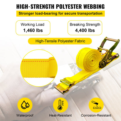 VEVOR Ratchet Strap - Select Your Configuration - XLDJLDBDDWCE1ICHCV0 - view 3