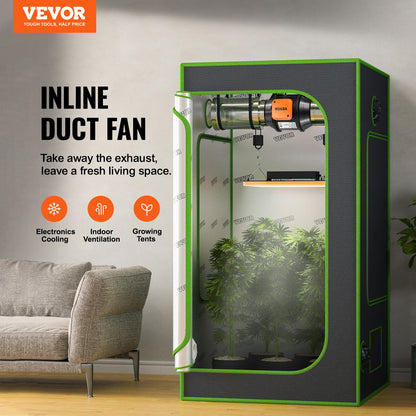 VEVOR Inline Duct Fan - Select Your Configuration - XLGDFJYCHSAC41HSYV1 - view 2