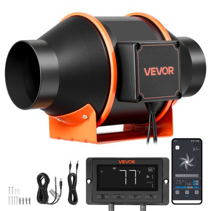 VEVOR Inline Duct Fan - Select Your Configuration - XLGDFSEC4YCPTTHB5001V1 - view 1