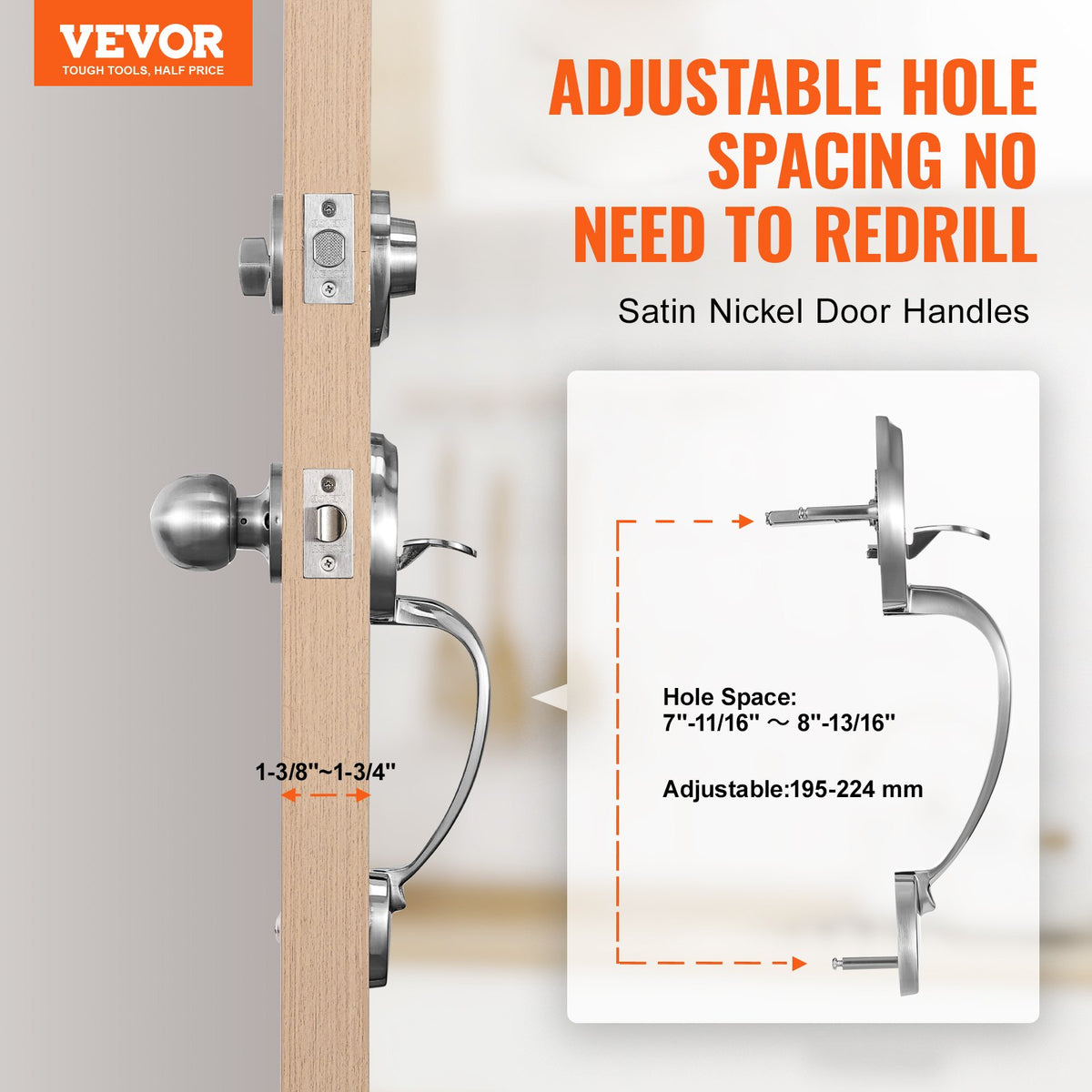 VEVOR Knob Handlesets - Select Your Configuration - XNSBDMNDSHXLGYJ8MV0 - view 2
