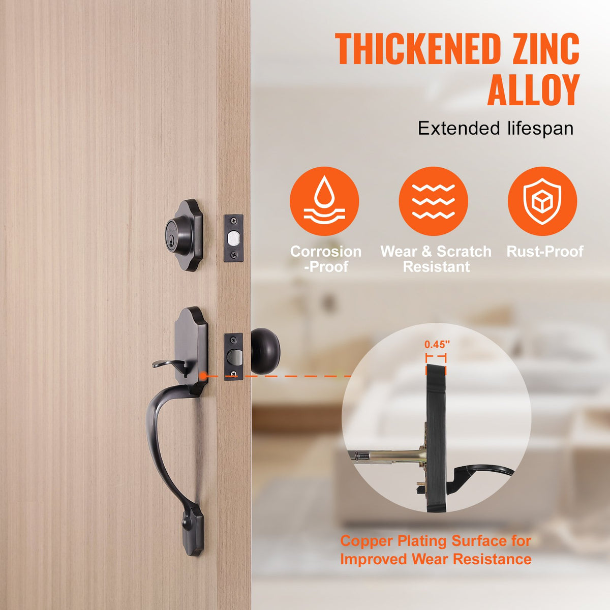 VEVOR Knob Handlesets - Select Your Configuration - XNSBQTDSHXLS4K0BJV0 - view 3
