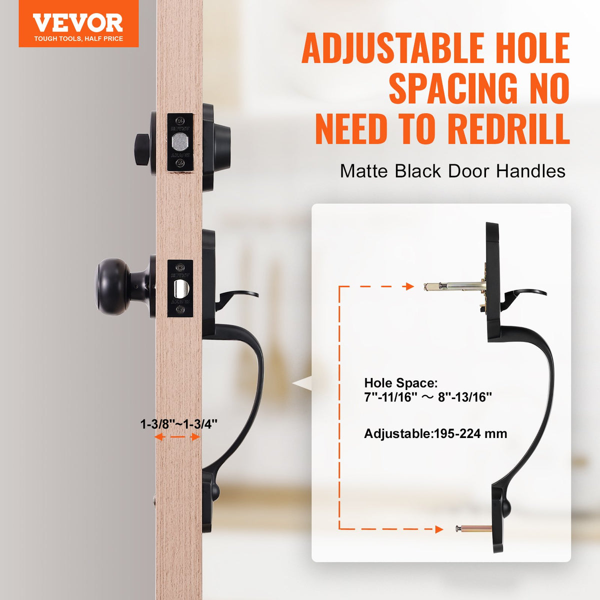 VEVOR Knob Handlesets - Select Your Configuration - XNSBYGHDSHXLS59N0V0 - view 2