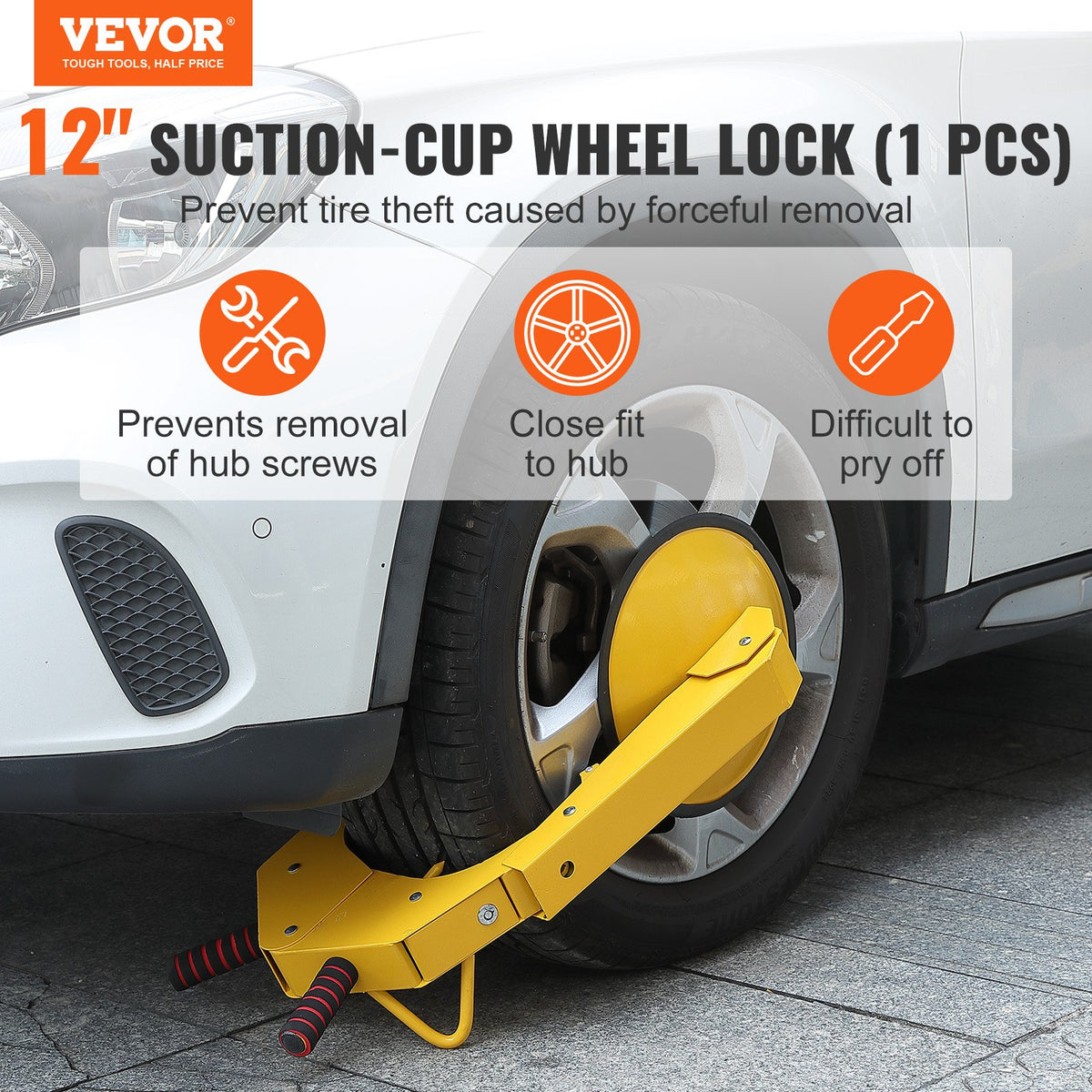 VEVOR Wheel Lock Clamp - Select Your Configuration - XPSLTS1J0000E14V9V0 - view 2