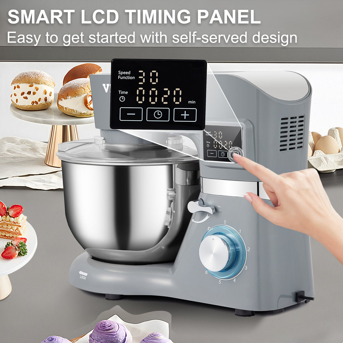VEVOR Stand Mixer - Select Your Configuration - XRLLSJBJHHBDFN8Q4V1 - view 2