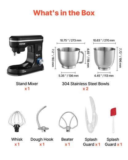 VEVOR Stand Mixer - Select Your Configuration - XRLTMSJBJHS4U6EJCV1 - view 3