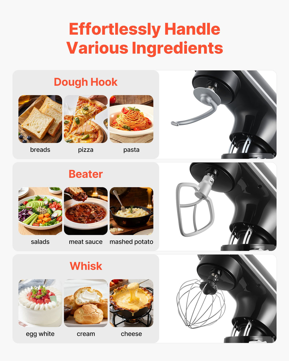 VEVOR Stand Mixer - Select Your Configuration - XRLTMSJBJHS6I5V82V1 - view 2