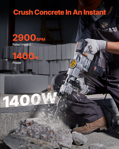 VEVOR Demolition & Breaker Hammers - Select Your Configuration - XXDH58YC1XPZGW5YIV1 - view 2