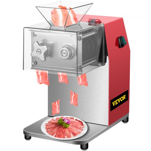 VEVOR Commercial Meat Cutting Machine, 551 Lbs/H 850W Meat Shredding Machine, 3.5mm Blade Electric Meat Cutter, Stainless Steel Restaurant Food Cutter, for Kitchen Supermarket Lamb - XXJYQPJH3.5MMVCOFV1 - view 1