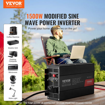 VEVOR Power Inverters - Select Your Configuration - XZXNBQ1500WXVJUOWV1 - view 2