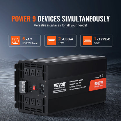 VEVOR Power Inverters - Select Your Configuration - XZXNBQ5000WXZA35WV1 - view 3
