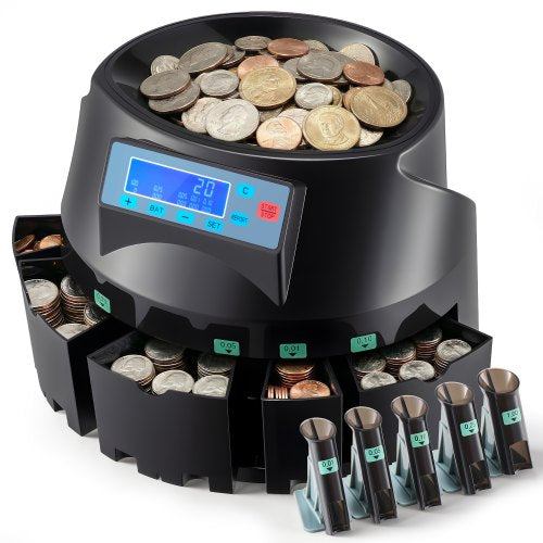 VEVOR Coin Sorter - Select Your Configuration - YBFJJHJS52000L99AV1 - view 1