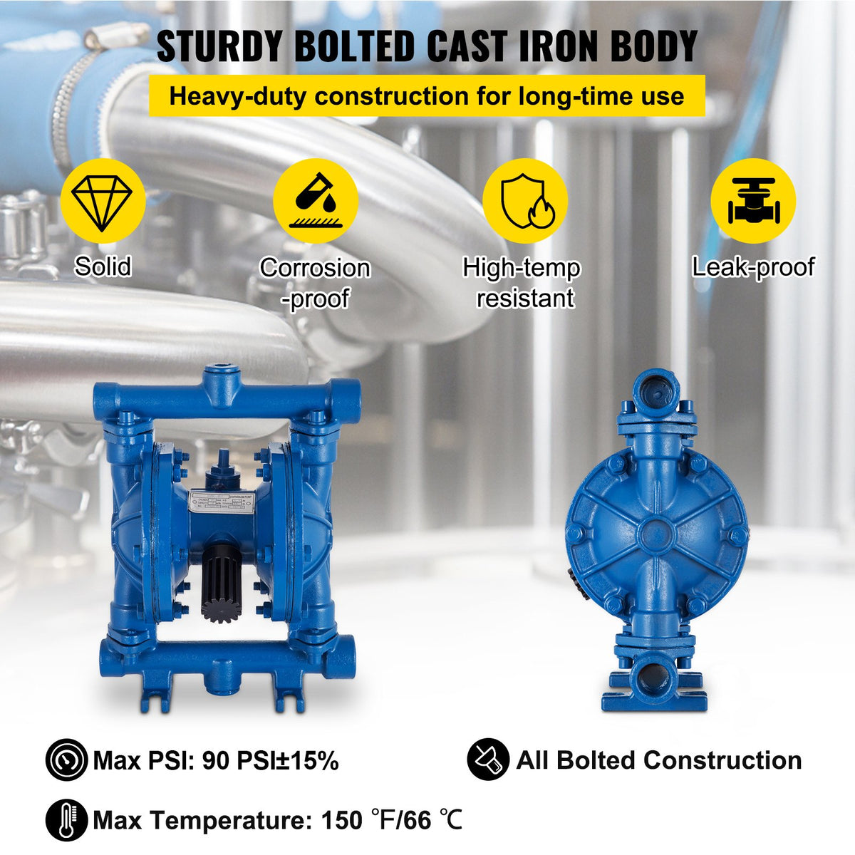 VEVOR Fluid Transfer Pumps - Select Your Configuration - YBGMBQBK-15000001V0 - view 3