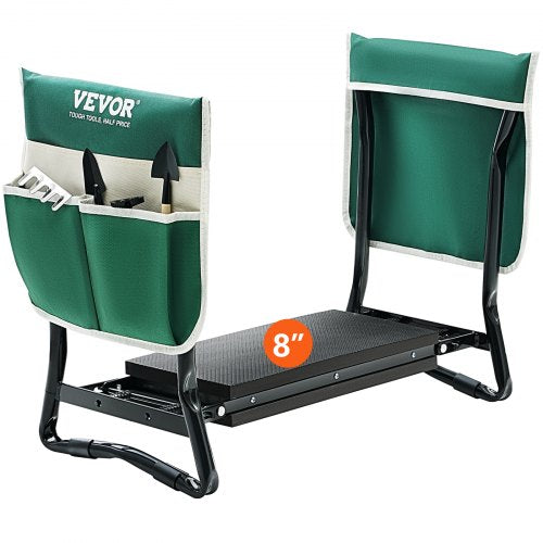 VEVOR Garden Kneeler and Seat, 330 lbs Load Capacity, 8" EVA Wide Pad, Foldable Garden Stool, Kneeling Bench for Gardening with Tool Bag, Gifts for Women, Grandparents, Seniors, Mom and Dad - YCGDJLS88INCHPDMJV0 - view 1