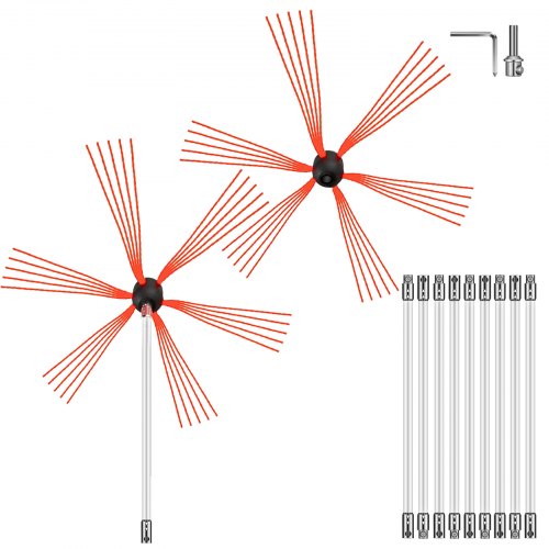 VEVOR Chimney Brushes - Select Your Configuration - YCS10MJDPYST00001V0 - view 1