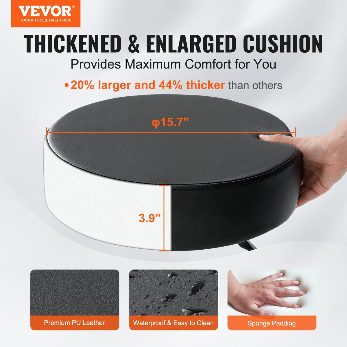 VEVOR Office Stools - Select Your Configuration - YDHSNLYXWKBWF5VS0V0 - view 2