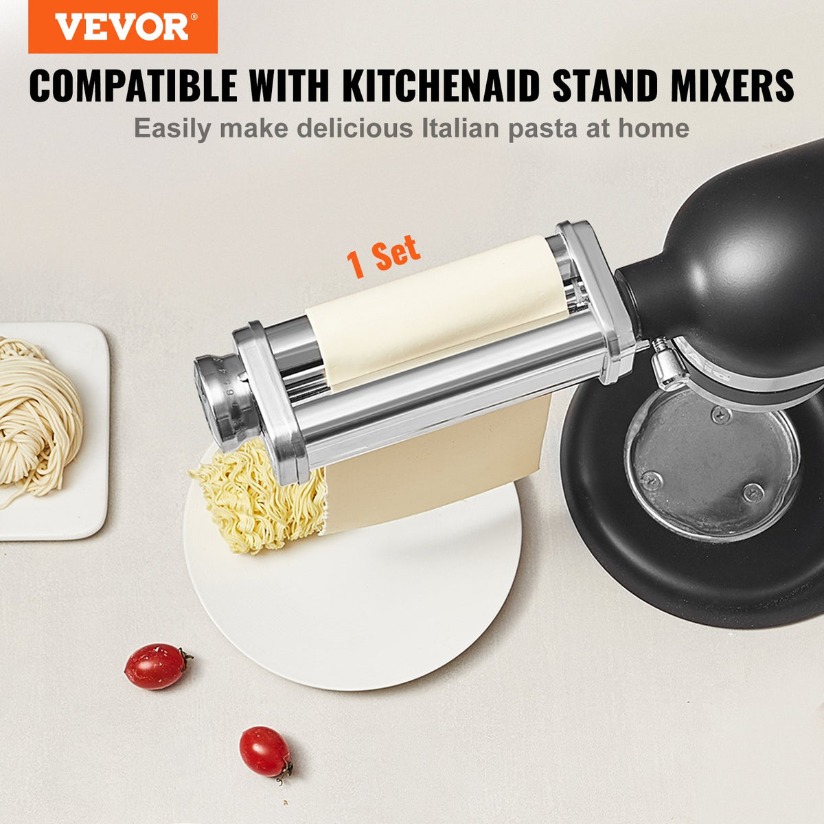 VEVOR Pasta Roller Attachment - Select Your Configuration - YDLMGL1JT00046BE1V0 - view 2
