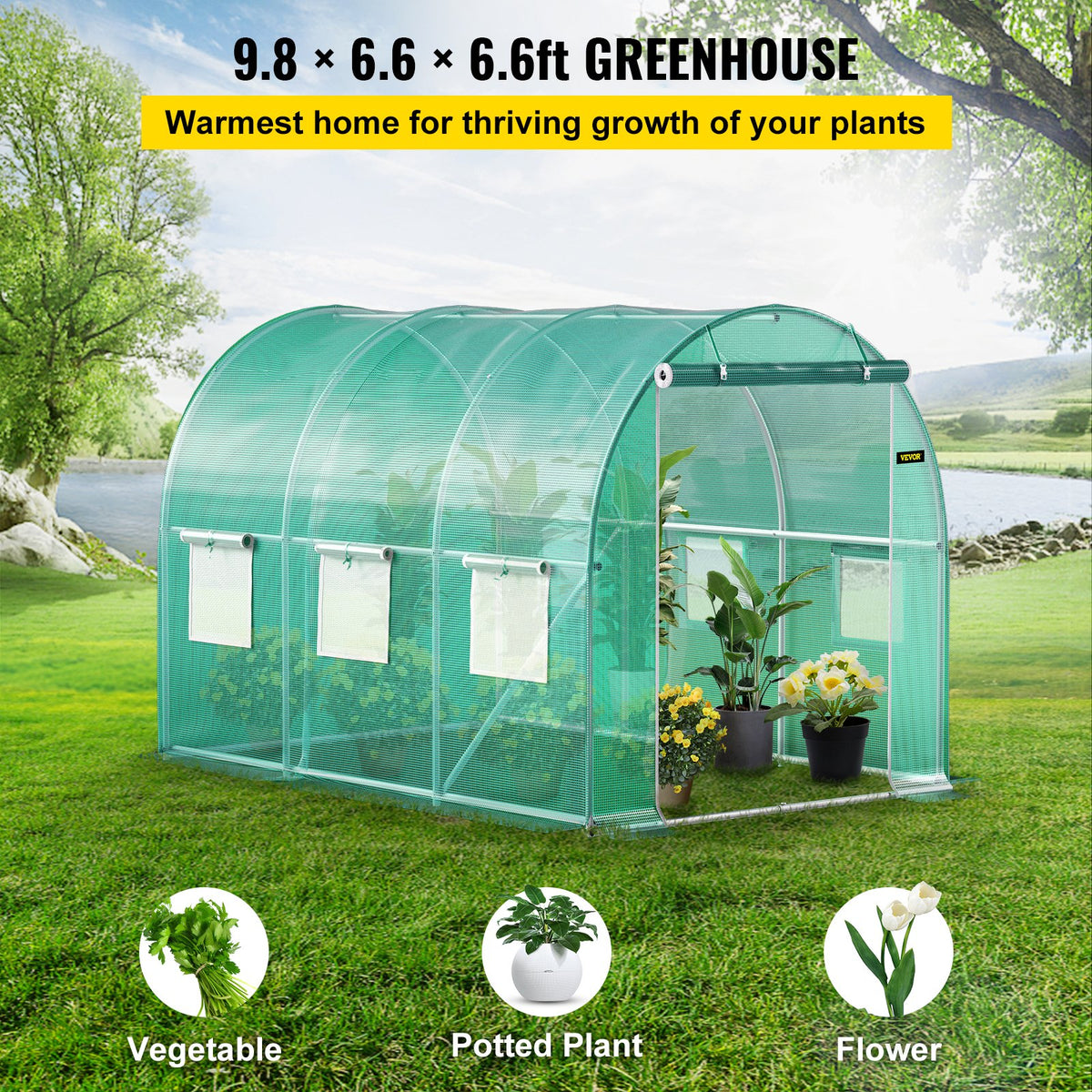VEVOR Portable Greenhouses - Select Your Configuration - YDSDWSL1077FTKHD5V0 - view 2