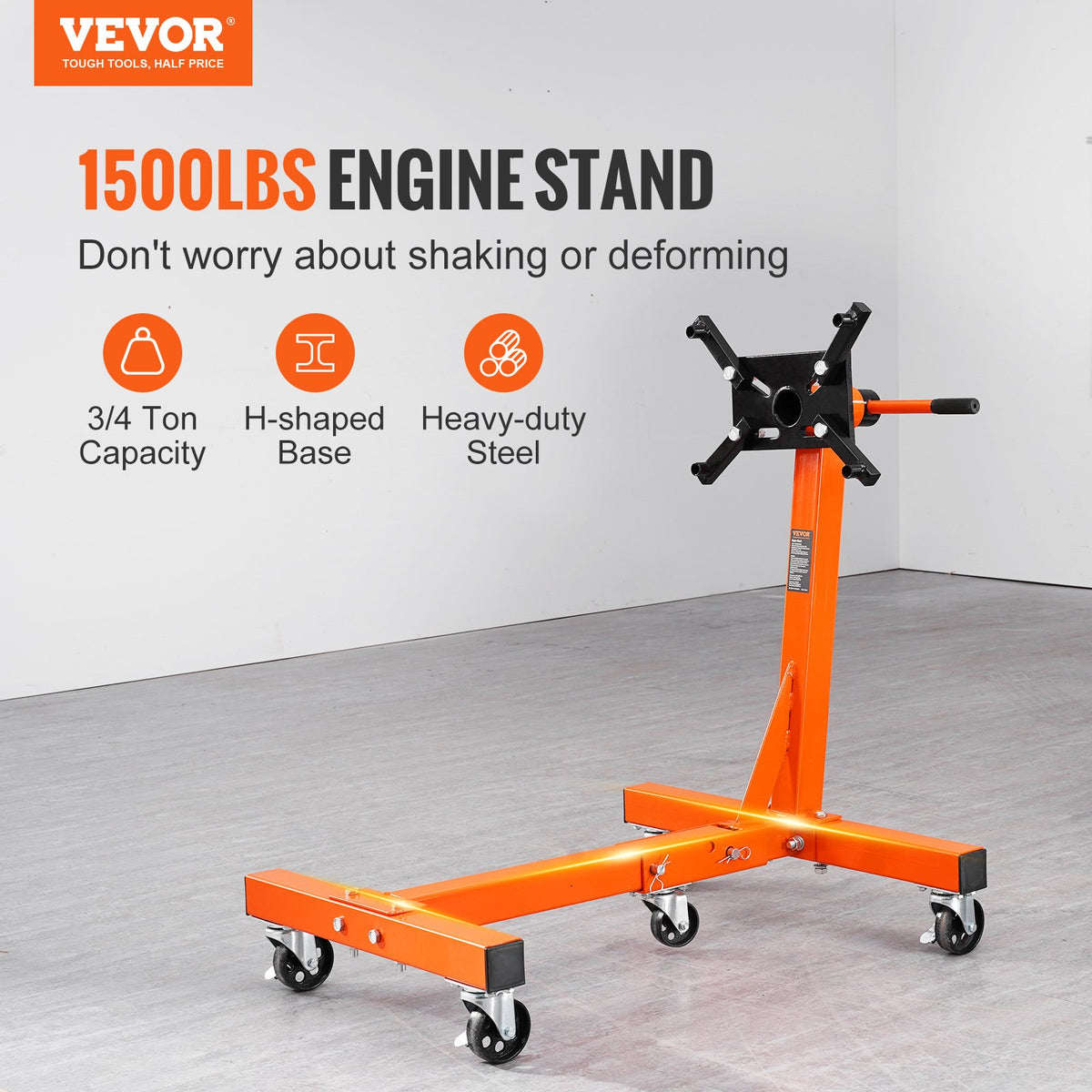 VEVOR Engine Stands - Select Your Configuration - YDXZS1500LBS5QG38V0 - view 2