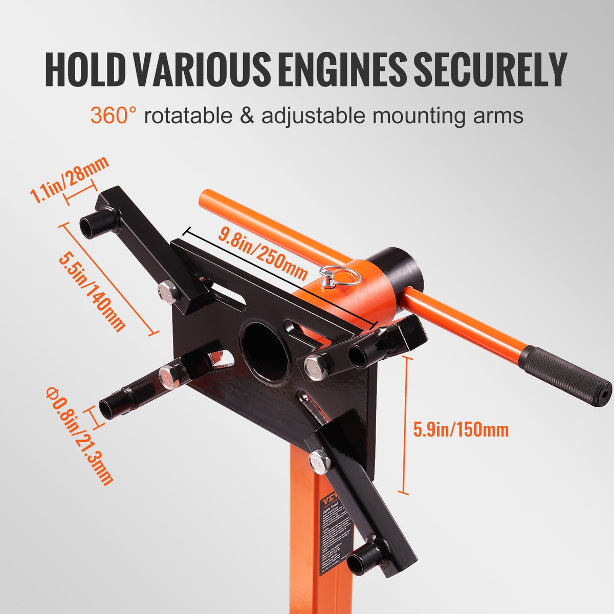 VEVOR Engine Stands - Select Your Configuration - YDXZSF750LBS4870PV0 - view 3