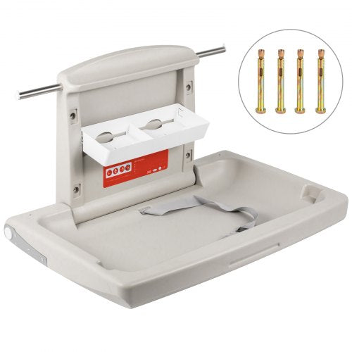 VEVOR Horizontal Baby Changing Table Wall-mounted Baby Diaper Changing Station Vertical Fold Down Baby Changing Table - YENBGHZ0000000001V0 - view 1