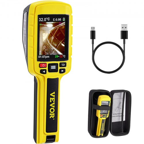 VEVOR Thermal Imaging Camera, 60x60 (3600 Pixels) IR Resolution Infrared Camera with 2.8\" Color Display Screen, Built-in SD Card and Li-ion Battery, for HVAC, Electrical System - YHW3600PIXELSR71KV0 - view 1