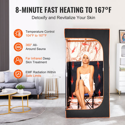 VEVOR Sauna Tent - Select Your Configuration - YHWBXSSN14000F6W8V1 - view 3