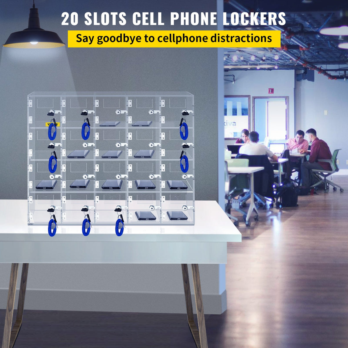VEVOR Cell Phone Storage Cabinet - Select Your Configuration - YKLSJCWJSJB20Y5QIV0 - view 2