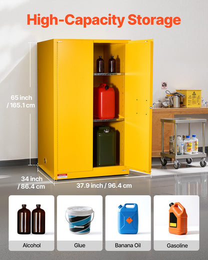 VEVOR Flammable Cabinets - Select Your Configuration - YRFBJ16586865OCPN001V0 - view 3