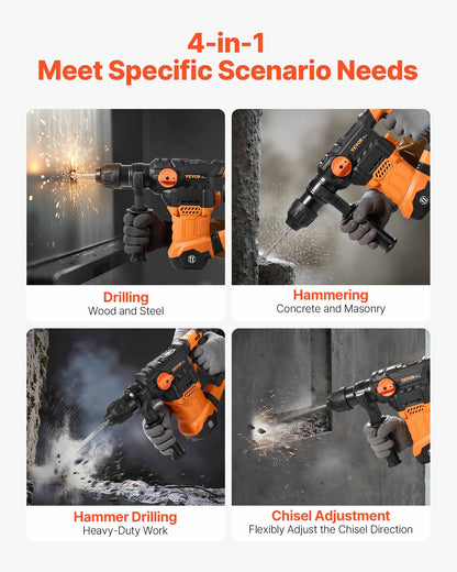 VEVOR Rotary Hammers - Select Your Configuration - YSDCZXMC32MM1HR4RV1 - view 3