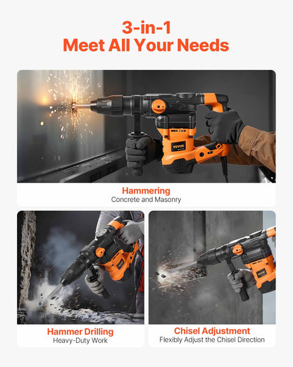 VEVOR Rotary Hammers - Select Your Configuration - YSDCZXMSMC40MC1ZJV1 - view 3