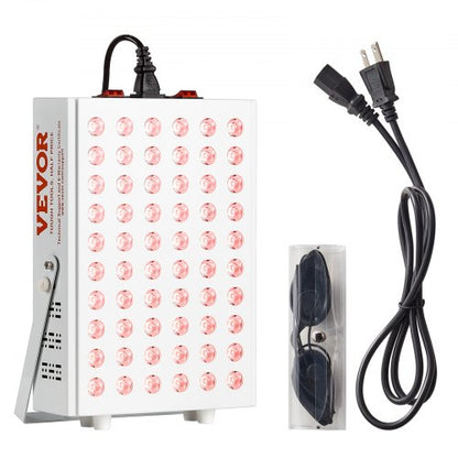 VEVOR Red Light Therapy for Body Face, 60 Dual-Chip LEDs, Red 660nm & Near Infrared 850nm Combo, High Power Red Light Therapy Panel for Recovery, Pain Relief, Wound Healing, Skin - YSZDXHGZLMBH1S7N3V1 - view 1