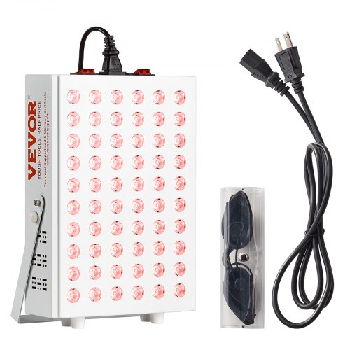 VEVOR Red Light Therapy for Body Face, 60 Dual-Chip LEDs, Red 660nm & Near Infrared 850nm Combo, High Power Red Light Therapy Panel for Recovery, Pain Relief, Wound Healing, Skin - YSZDXHGZLMBH1S7N3V1 - view 1