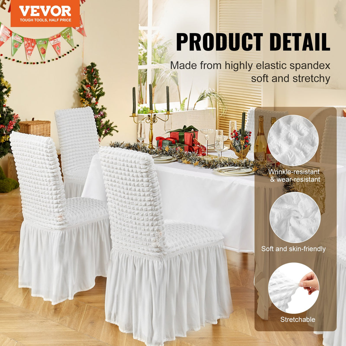 VEVOR Chair Slipcovers - Select Your Configuration - YTBS4PCSZKHB8CTN7V0 - view 2