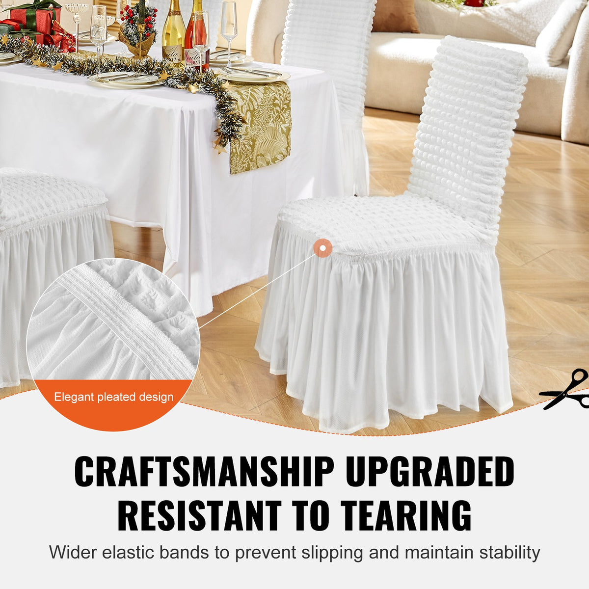 VEVOR Chair Slipcovers - Select Your Configuration - YTBS4PCSZKHB8CTN7V0 - view 3