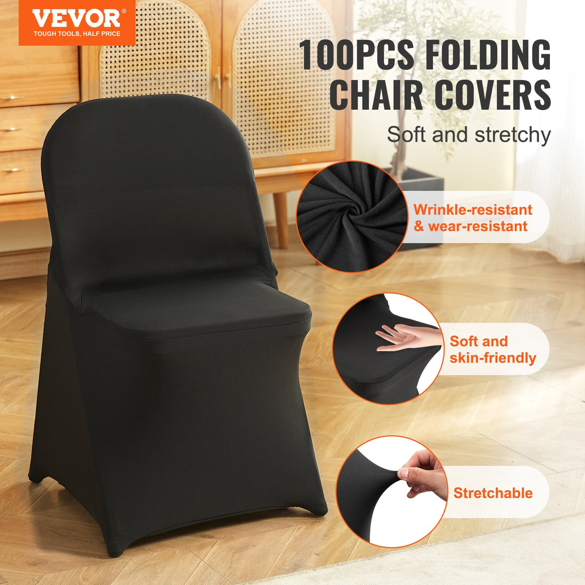 VEVOR Chair Slipcovers - Select Your Configuration - YTHS100PCSDKFY5EXV0 - view 2