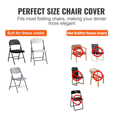 VEVOR Chair Slipcovers - Select Your Configuration - YTHS100PCSDKFY5EXV0 - view 3