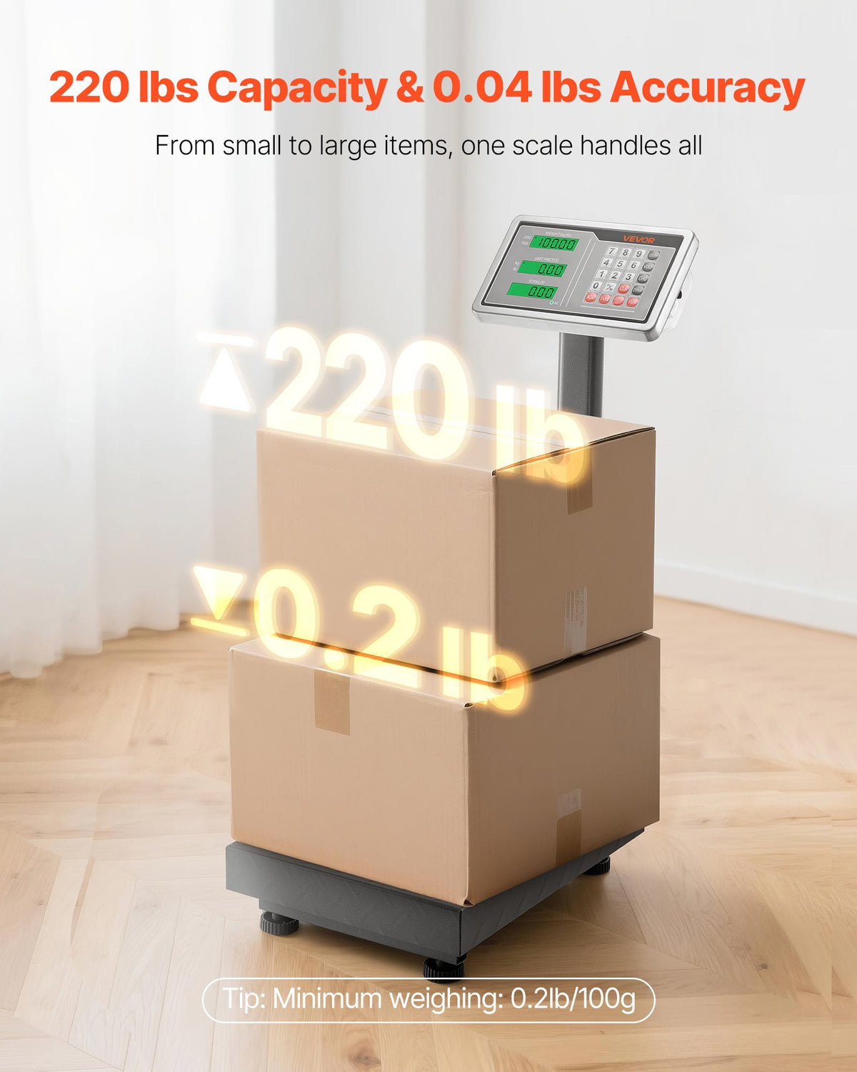 VEVOR Weighing Scale For Shipping - Select Your Configuration - YTLDCYX20G121X3O4001V5 - view 2
