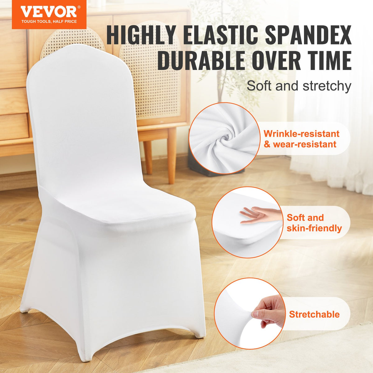 VEVOR Chair Slipcovers - Select Your Configuration - YTZKQB200PCSFJWFEV0 - view 2