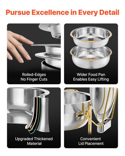 VEVOR Chafing Dish - Select Your Configuration - YXBXGSTGK4JT0HGMLV0 - view 3