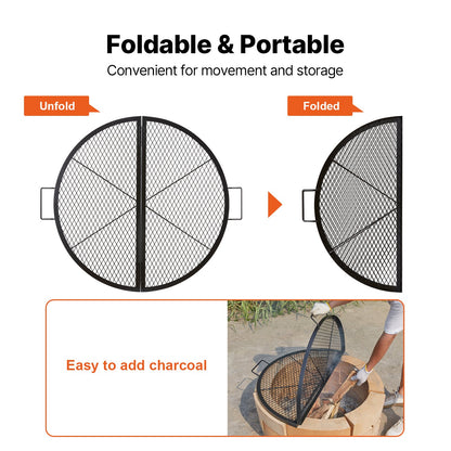 VEVOR Fire Pit Grate - Select Your Configuration - YXSKKWCHSKZ36BP0XV0 - view 3