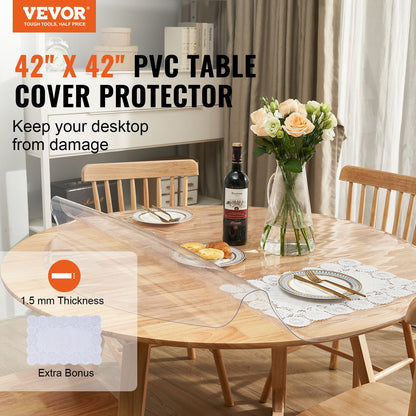 VEVOR PVC Table Protector - Select Your Configuration - YXZBYCTMSPVC1DI3SV0 - view 2