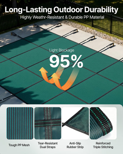 VEVOR Safety Pool Covers - Select Your Configuration - YYCM14X26YCCFXYCGV0 - view 3