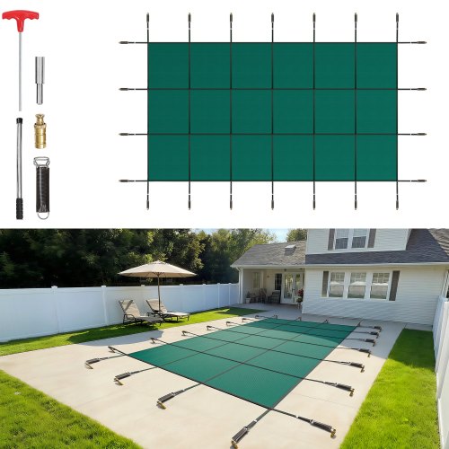 VEVOR Safety Pool Covers - Select Your Configuration - YYCM16X30YCCFXYCGV0 - view 1