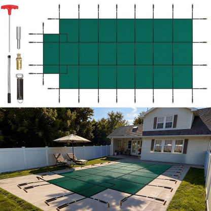 VEVOR Safety Pool Covers - Select Your Configuration - YYCM16X32JZYTYCG1V0 - view 1
