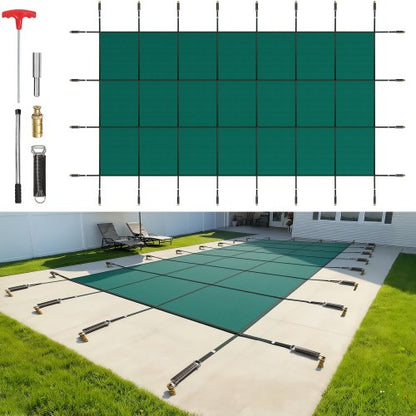 VEVOR Safety Pool Covers - Select Your Configuration - YYCM16X32YCYCG001V0 - view 1